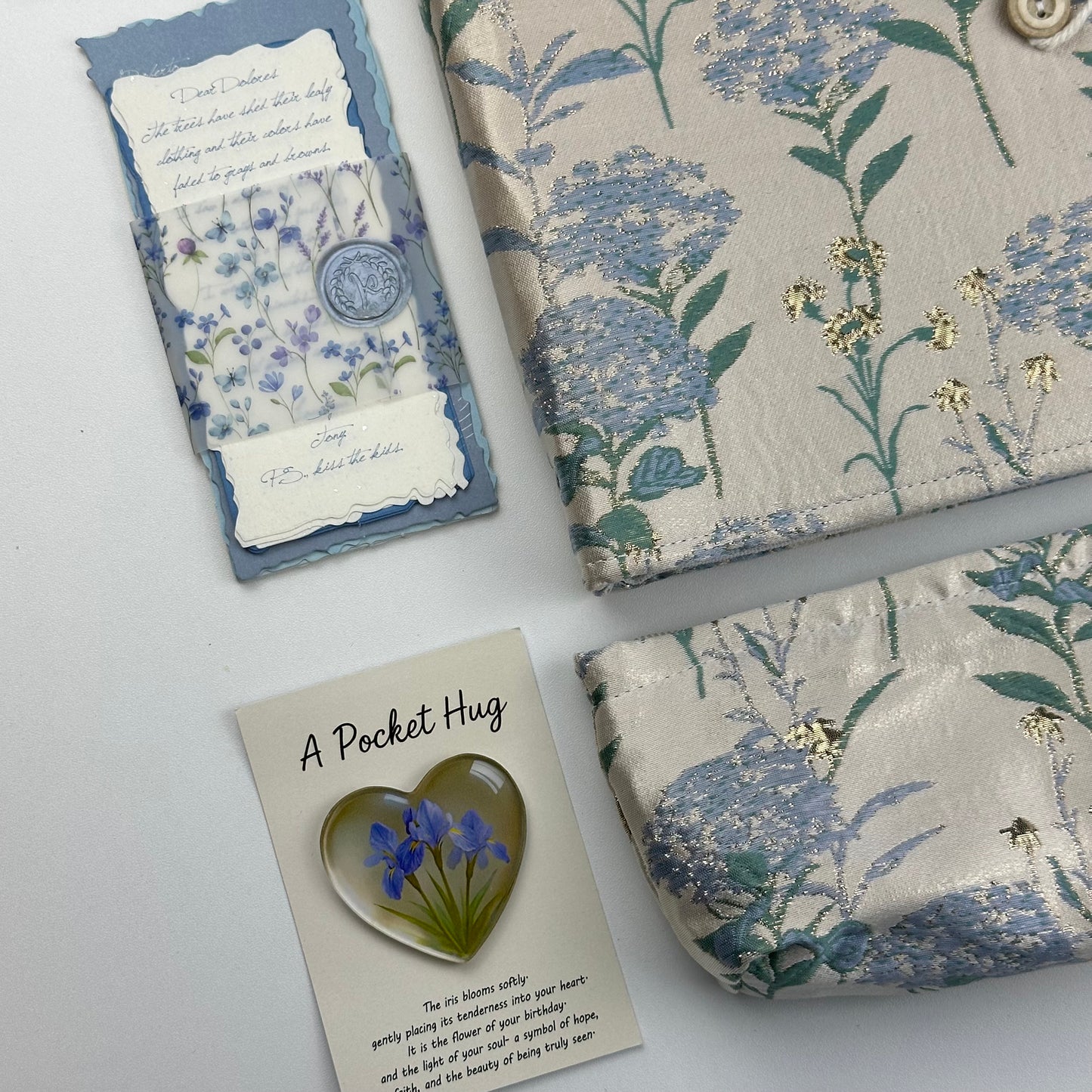 Blue Wildflower Box