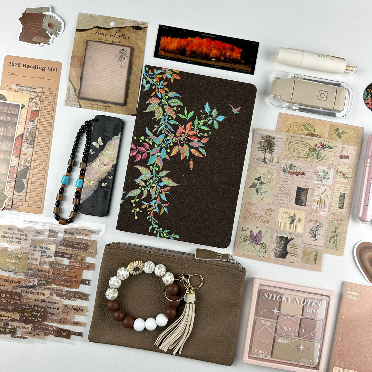 Midnight Bloom Box | Dark Floral Stationery Gift Set