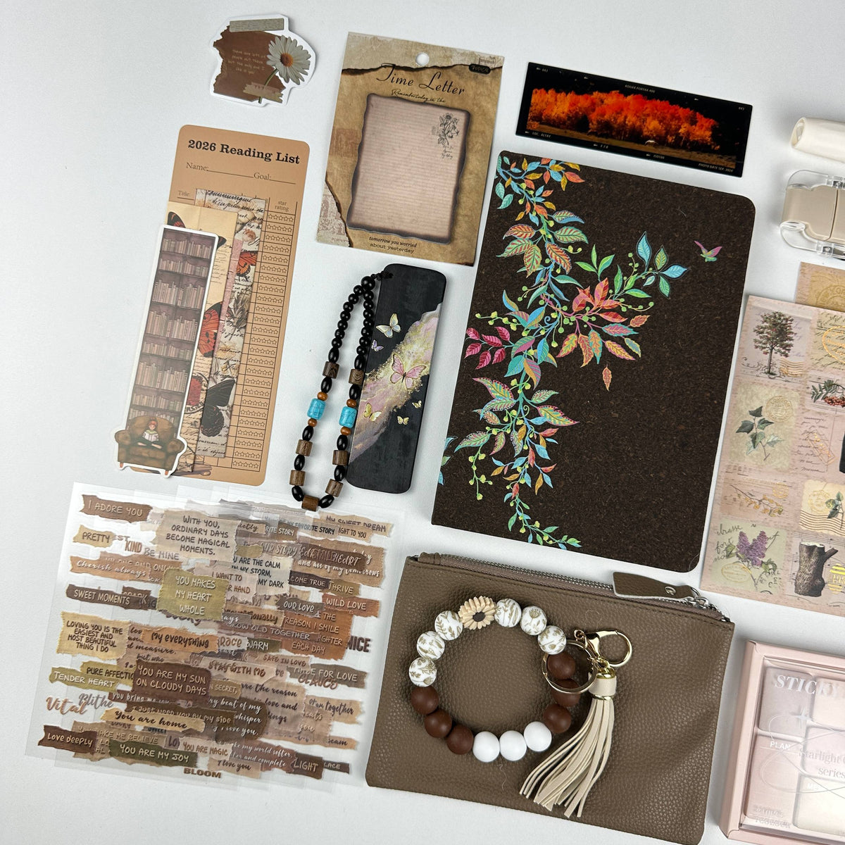 Midnight Bloom Box | Dark Floral Stationery Gift Set