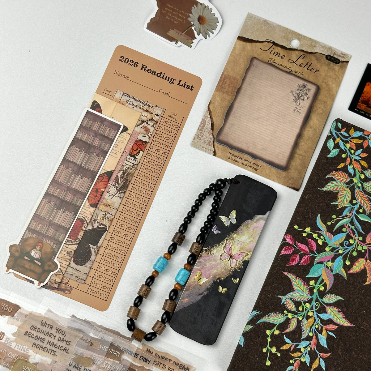 Midnight Bloom Box | Dark Floral Stationery Gift Set