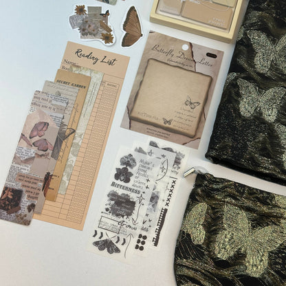 Gilded Midnight Box | Black and Gold Stationery Gift Set