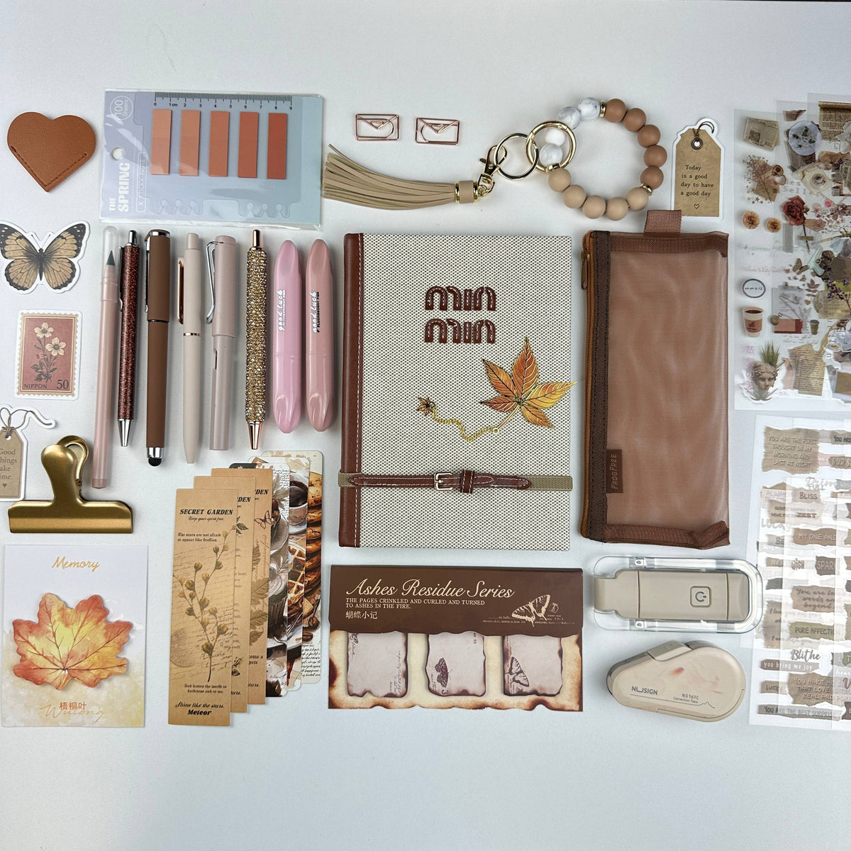 Maple Mocha Box | Autumn Stationery Gift Set