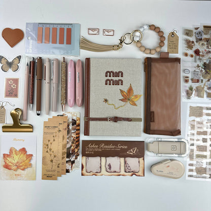 Maple Mocha Box | Autumn Stationery Gift Set