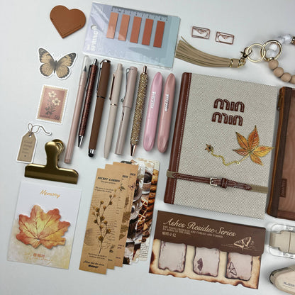 Maple Mocha Box | Autumn Stationery Gift Set
