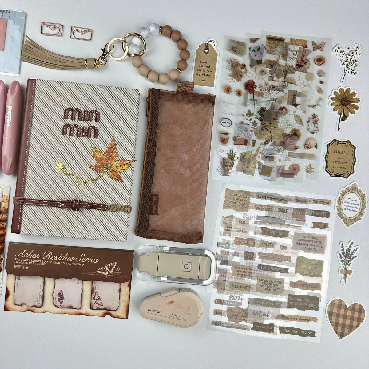 Maple Mocha Box | Autumn Stationery Gift Set