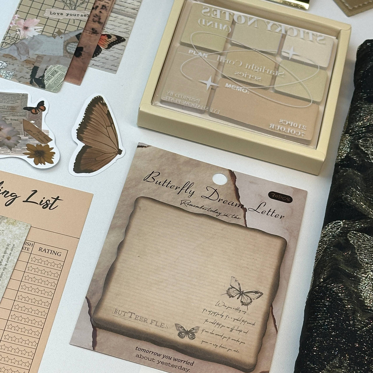 Gilded Midnight Box | Black and Gold Stationery Gift Set