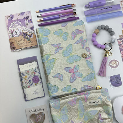 Lavender Butterfly Box