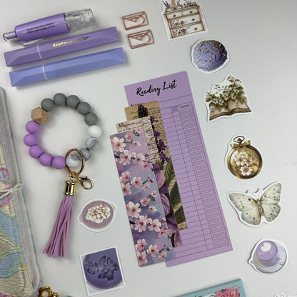 Lavender Butterfly Box
