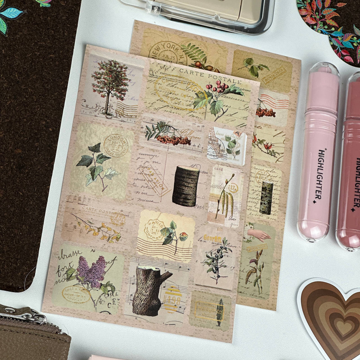 Midnight Bloom Box | Dark Floral Stationery Gift Set