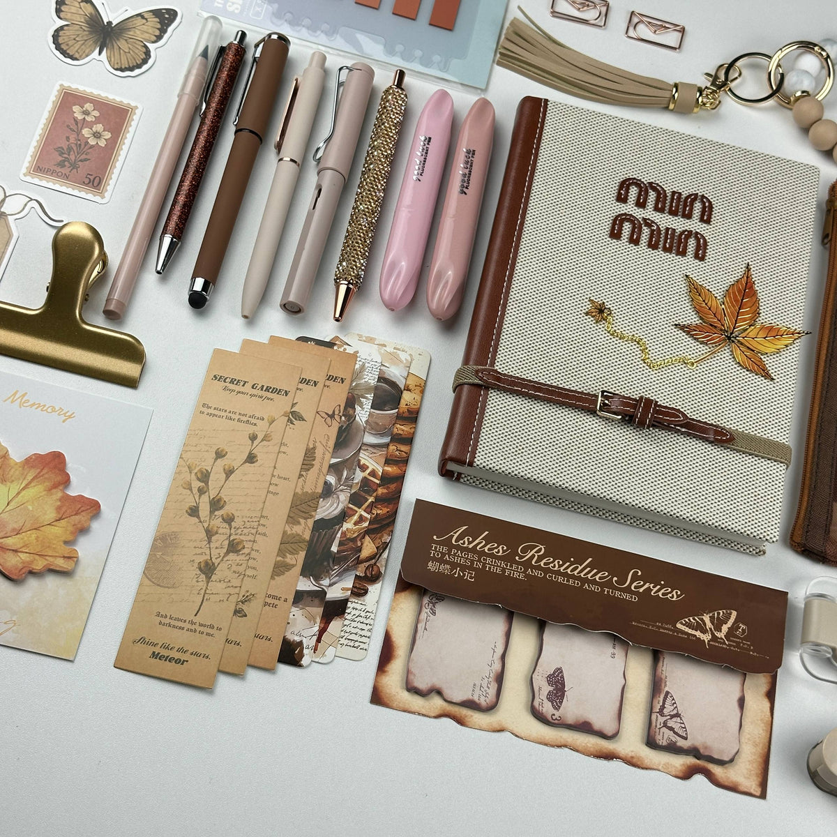Maple Mocha Box | Autumn Stationery Gift Set