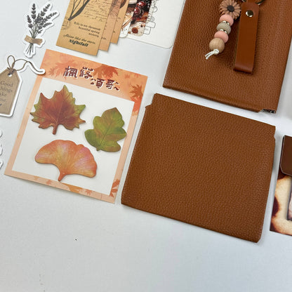 Amber Leaves Box | Autumn Stationery Gift Set