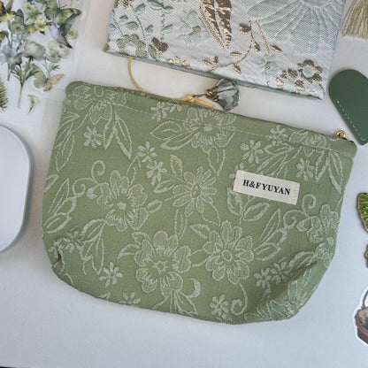 Meadow Charm Box | Sage Green Botanical Stationery Gift Box