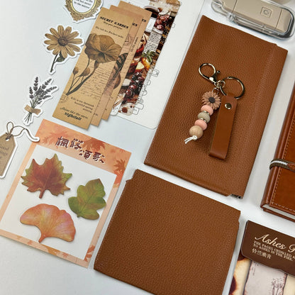 Amber Leaves Box | Autumn Stationery Gift Set
