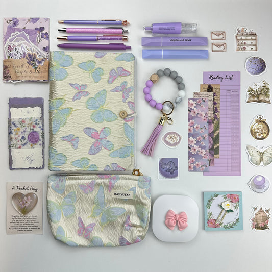 Lavender Butterfly Box