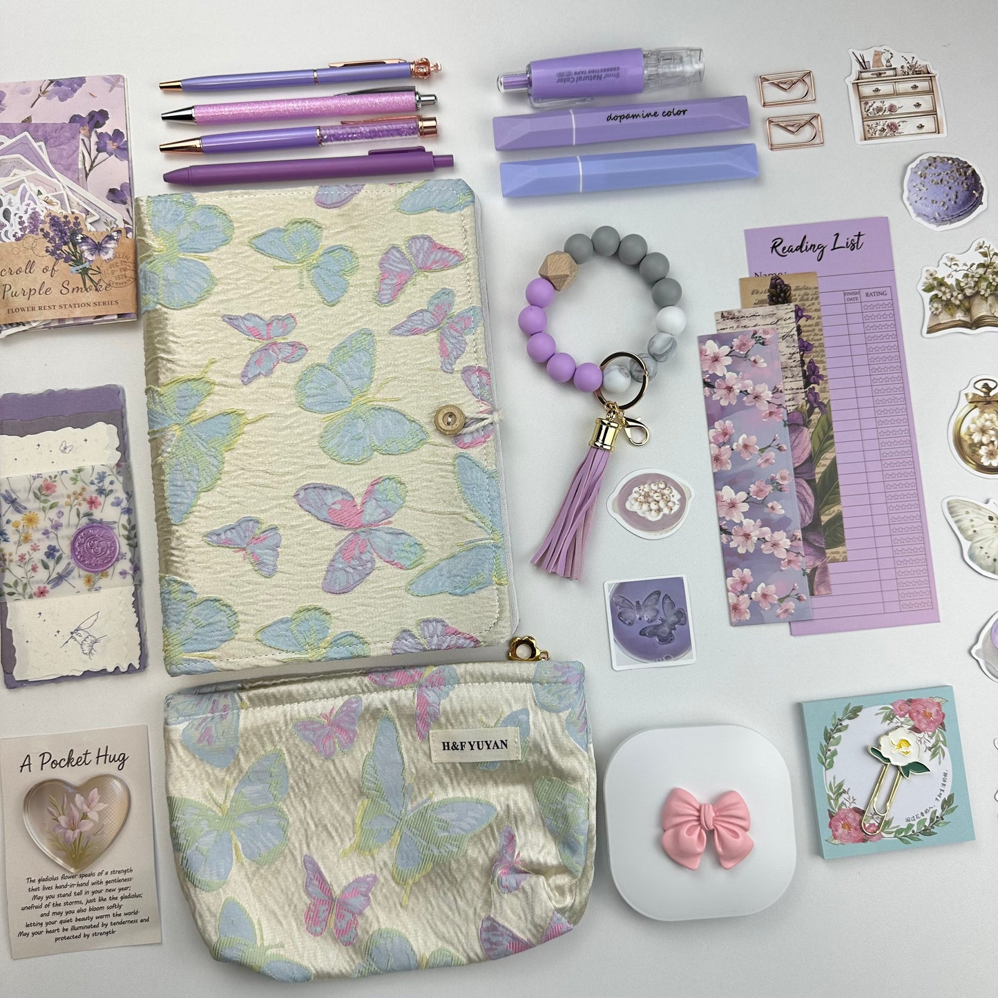 Lavender Butterfly Box