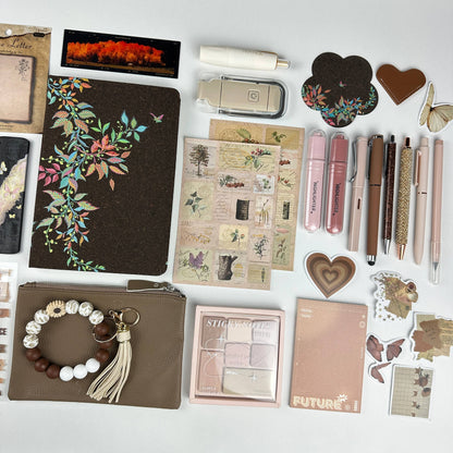 Midnight Bloom Box | Dark Floral Stationery Gift Set